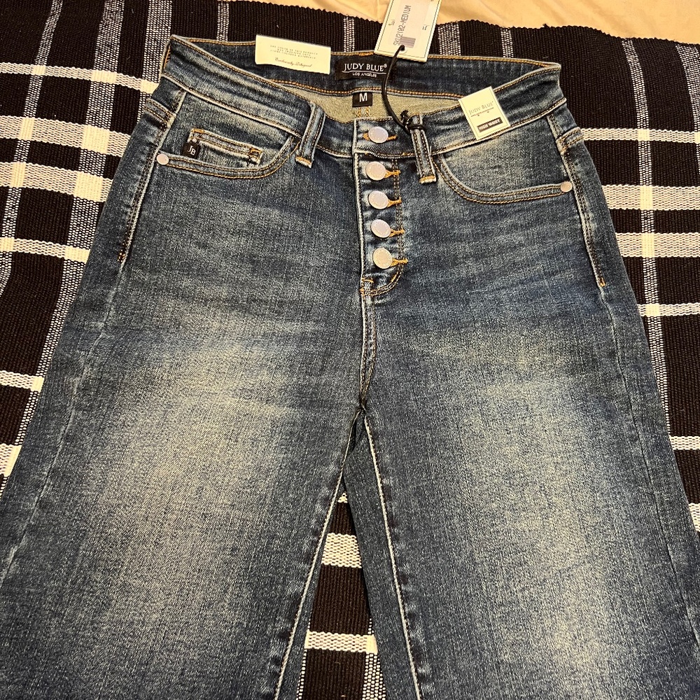 Judy Blue High Waist Denim Shorts Size Medium